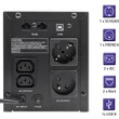 Kép 6/12 - Qoltec 2000VA Line Interactive UPS tápegység
