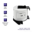 Kép 4/9 - Qoltec címkeszalag BROTHER DK-11202-hez fehér/fekete