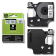 Kép 8/9 - Qoltec DYMO D1 45803 címke kazetta fehér/fekete