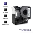 Kép 3/11 - Qoltec DYMO D1 53713, 53718 szalag fehér/fekete nyomtatással