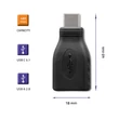 Kép 2/9 - Qoltec USB-C 3.1 adapter fekete színben
