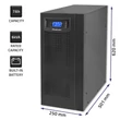 Kép 4/9 - Qoltec 6kVA szünetmentes tápegység UPS on-line