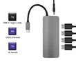 Kép 2/10 - Qoltec 5 az 1-ben USB-C hub adapter szürke színben