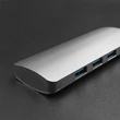 Kép 5/10 - Qoltec 5 az 1-ben USB-C hub adapter szürke színben