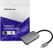 Kép 7/9 - Qoltec USB-C 3.1 hub adapter HDMI 4K VGA portokkal