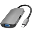 Kép 1/9 - Qoltec USB-C 3.1 hub adapter HDMI 4K VGA portokkal
