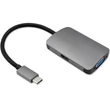Kép 9/9 - Qoltec USB-C 3.1 hub adapter HDMI 4K VGA portokkal