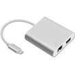 Kép 11/12 - Qoltec USB-C 3.1 hub adapter 4 porttal ezüst színben