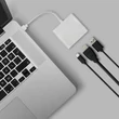 Kép 8/13 - Qoltec 3 az 1-ben USB-C hub adapter HDMI 4K