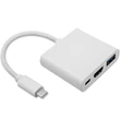 Kép 11/13 - Qoltec 3 az 1-ben USB-C hub adapter HDMI 4K