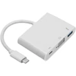 Kép 9/9 - Qoltec USB-C 3.1 3 az 1-ben hub adapter fehér színben