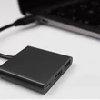 Kép 9/13 - Qoltec USB-C 3.1 3 az 1-ben hub adapter fekete színben