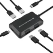 Kép 4/9 - Qoltec 5 az 1-ben USB-C hub adapter fekete színben