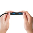 Kép 8/9 - Qoltec 5 az 1-ben USB-C hub adapter fekete színben