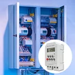 Kép 4/16 - Qoltec elektronikus időzítő DIN sínre LCD kijelzővel