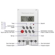 Kép 6/16 - Qoltec elektronikus időzítő DIN sínre LCD kijelzővel