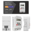 Kép 10/16 - Qoltec elektronikus időzítő DIN sínre LCD kijelzővel