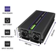 Kép 4/15 - Qoltec Monolith feszültségátalakító 4000 MS 12V 230V