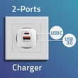 Kép 5/8 - Qoltec GaN ULTRA 35W fehér töltő USB Type C és QC 3.0