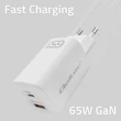 Kép 4/8 - Qoltec GaN ULTRA 65W töltő fehér színben