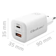 Kép 7/8 - Qoltec GaN ULTRA 65W töltő fehér színben