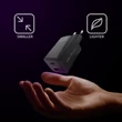 Kép 2/8 - Qoltec GaN ULTRA 65W fekete töltő USB Type C és QC 3.0