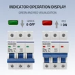 Kép 4/14 - Qoltec B32 kismegszakító 32A 3 pólusú