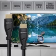 Kép 2/11 - Qoltec HDMI v2.1 kábel 8K, 5m, fekete színben
