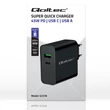 Kép 5/8 - Qoltec 45W szuper gyors PD töltő fekete színben