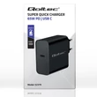 Kép 5/8 - Qoltec 65W szuper gyors PD töltő fekete színben