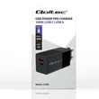 Kép 5/7 - Qoltec GaN POWER PRO töltő USB-C és USB-A portokkal
