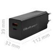 Kép 7/7 - Qoltec GaN POWER PRO töltő USB-C és USB-A portokkal