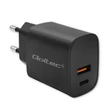 Kép 1/7 - Qoltec GaN POWER PRO töltő 30W fekete színben