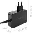 Kép 7/11 - Qoltec GaN POWER PRO 90W USB-C töltő fekete színben