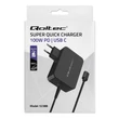 Kép 10/11 - Qoltec GaN POWER PRO 100W USB-C töltő fekete színben