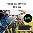 Kép 2/13 - Qoltec töltő e-bike-hoz 36V 42V 2A 5.5*2.5