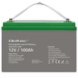 Kép 5/11 - Qoltec 12V 100Ah AGM akkumulátor szürke és zöld színben