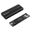 Kép 4/13 - Qoltec NV2270 M.2 SSD ház fekete alumínium kivitelben