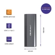 Kép 3/14 - Qoltec NV2271 M.2 SSD ház USB-C csatlakozóval
