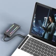Kép 4/13 - Qoltec M.2 SSD ház 4TB SATA NVMe USB-C RGB LED