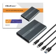 Kép 6/16 - Qoltec M.2 SSD ház alumínium, USB-C csatlakozóval