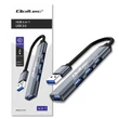 Kép 4/11 - Qoltec 4 az 1-ben USB 3.0 Hub Adapter szürke színben