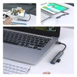 Kép 9/11 - Qoltec 4 az 1-ben USB-C Hub szürke alumínium burkolattal