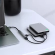 Kép 10/11 - Qoltec 4 az 1-ben USB-C Hub szürke alumínium burkolattal