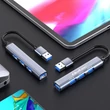 Kép 7/11 - Qoltec 4 az 1-ben USB 3.0 Hub Adapter szürke színben