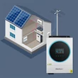 Kép 4/11 - Qoltec 6kVA hibrid napelemes inverter LCD kijelzővel