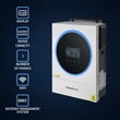 Kép 2/11 - Qoltec hibrid napelemes inverter 4kVA LCD kijelzővel