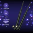 Kép 2/8 - Qoltec 5dBi beltéri Wi-Fi antenna fekete színben