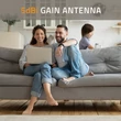 Kép 6/8 - Qoltec 5dBi beltéri Wi-Fi antenna fekete színben