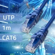Kép 2/10 - Qoltec CAT6 1m UTP patch kábel aranyozott RJ-45 csatlakozókkal